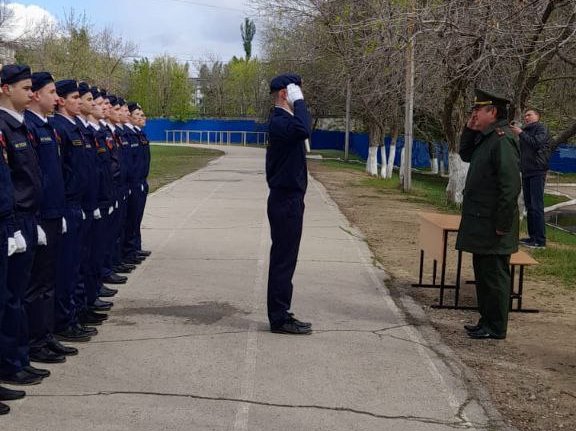 СМОТР СТРОЯ И ПЕСНИ.